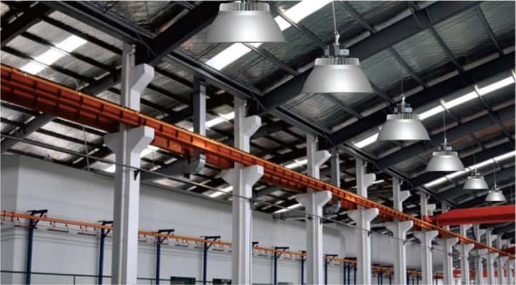Nâng cao chất lượng của hệ thống nhà xưởng bằng đèn LED dây nhỏ chiếu sáng.