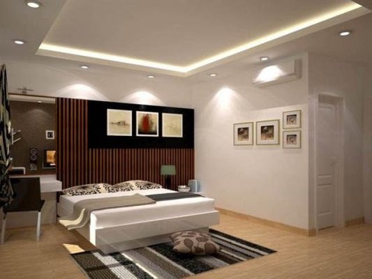 Sử dụng đèn LED âm trần downlight cho không gian nhà ở thêm sang trọng.