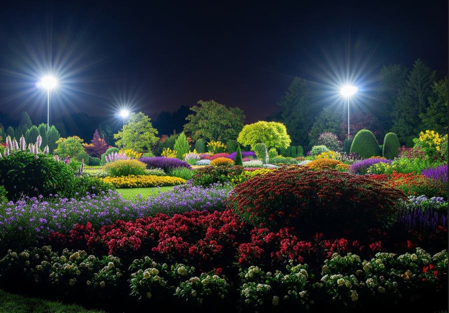 Hình ảnh đèn LED sân vườn ngoài trời
