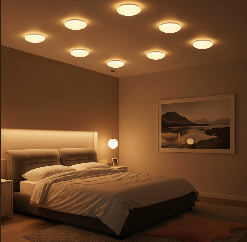Hình ảnh phòng ngủ sử dụng đèn led cực Chill