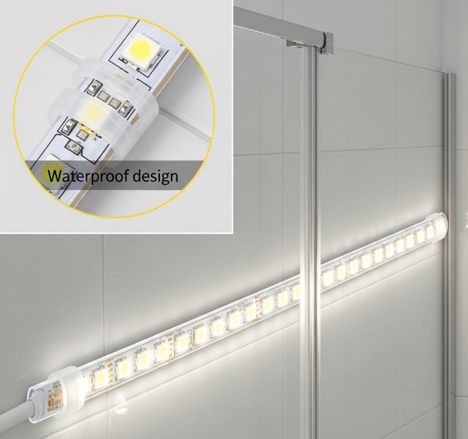 Hình ảnh đèn LED dây chống nước cho phòng tắm