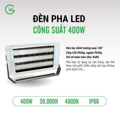 Đèn pha LED sân golf công suất 400W